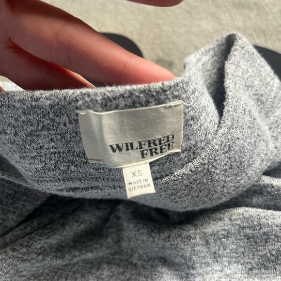 Wilfred Free Rayon Heather Grey Skirt XS - Picture 2 of 5